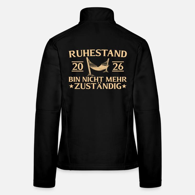 Ruhestand 2026 Abschiedsgeschenk Rente Frauen Softshelljacke