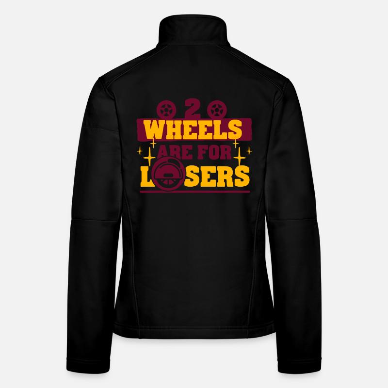 Monowheel Monocyclist Frauen Softshelljacke