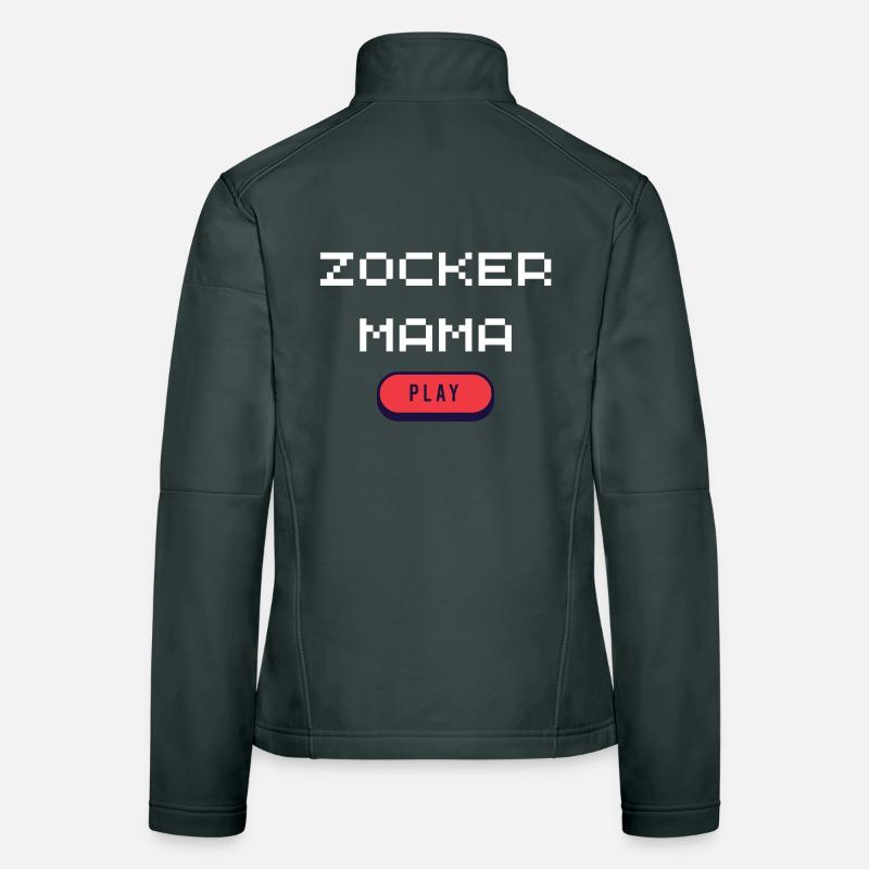 Zocker Mama Frauen Softshelljacke