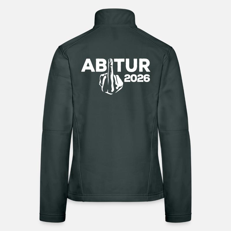 ABI 2026 Mittelfinger Abitur - Geschenk Frauen Softshelljacke