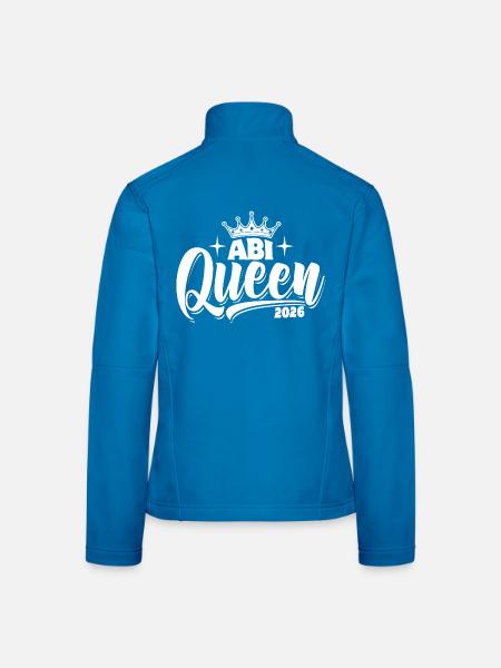 Abi Queen 2026 - Abitur - Spruch - Women's Softshell Jacket - black - Back
