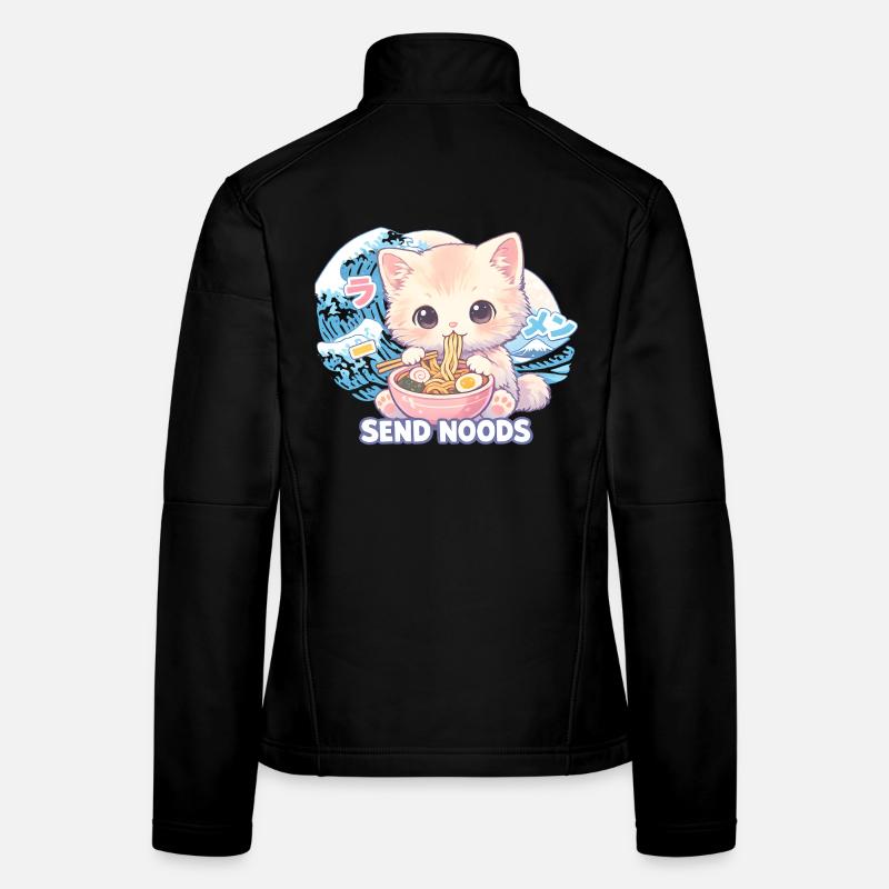 Ramen Katze Kanagawa Frauen Softshelljacke