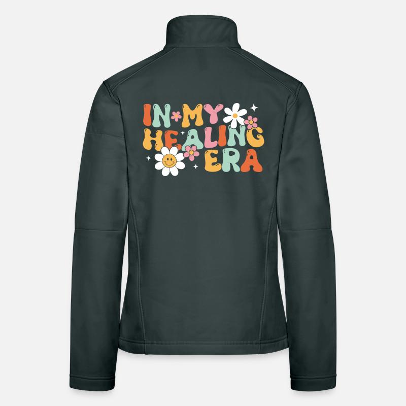 À mon époque de guérison Veste en tissu softshell Femme