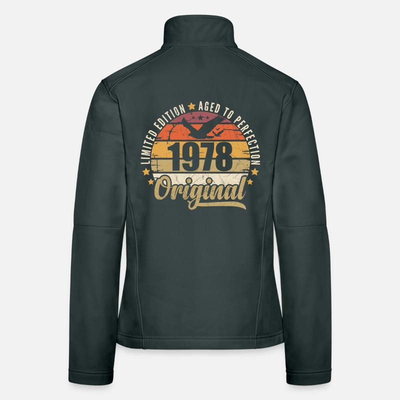 1978 Birthday Gift 1978 Original 1978 Women's Softshell Jacket