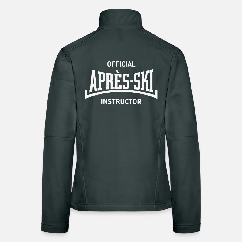 Official Après-Ski Instructor (Concave / White) Women's Softshell Jacket
