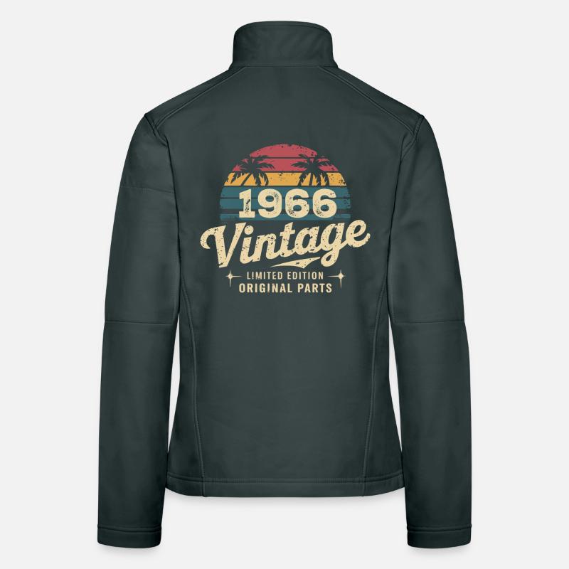Awesome Since 1966 1966 Birthday Gift Women's Softshell Jacket