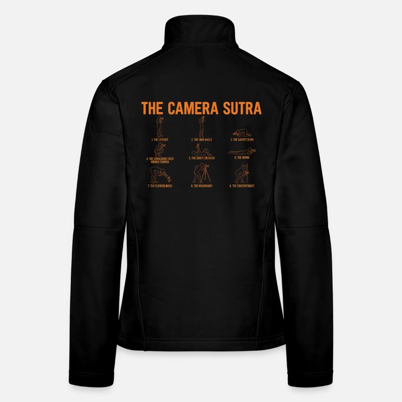 The Camera Sutra – Funny Photographer Design Women's Softshell Jacket