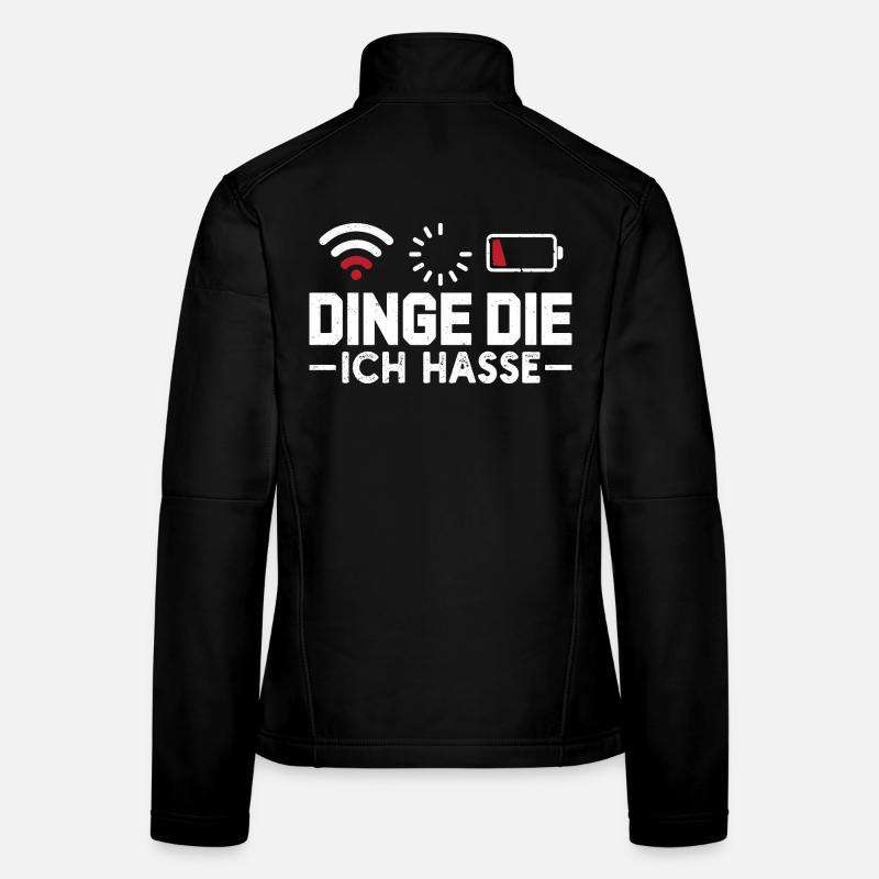 Nerd Computer THINGS I HATE FUNNY Women's Softshell Jacket