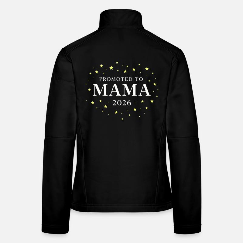 Mama 2026 Sterne Frauen Softshelljacke