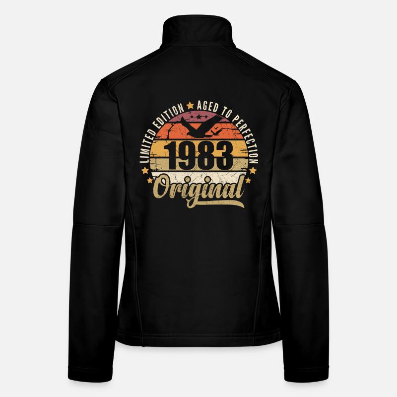 1983 Birthday Gift 1983 Original 1983 Women's Softshell Jacket