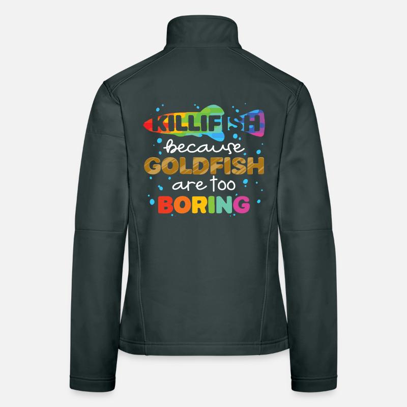 Zahnkarpfen Killfisch Zahnkärpflinge Frauen Softshelljacke