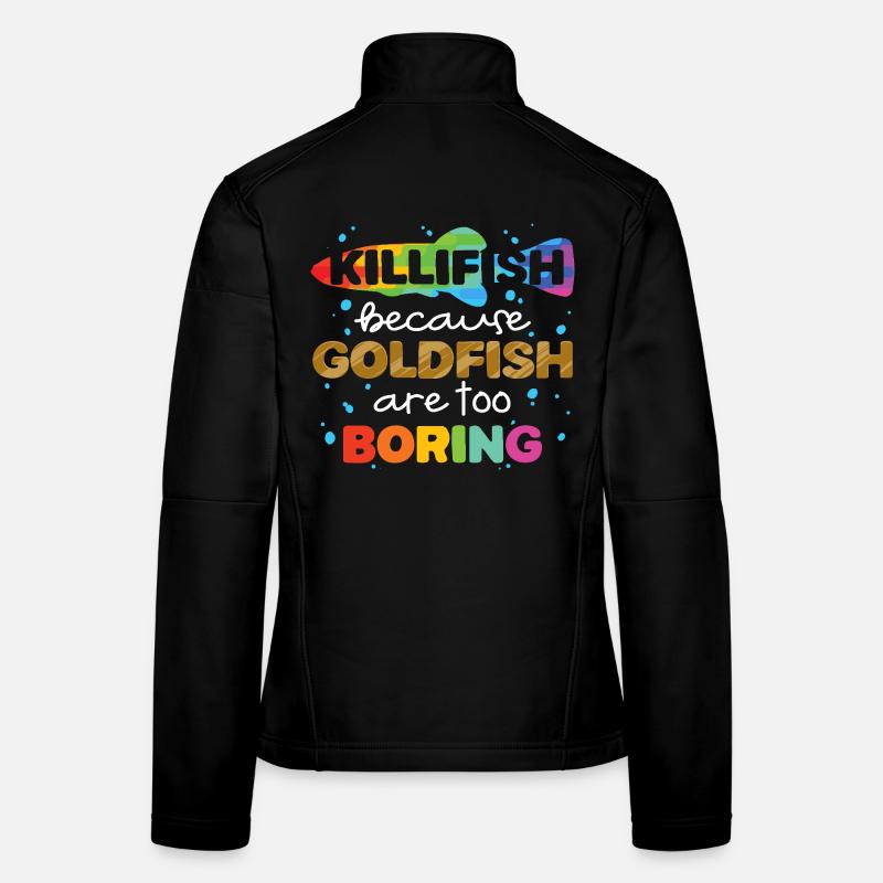 Zahnkarpfen Killfisch Zahnkärpflinge Frauen Softshelljacke