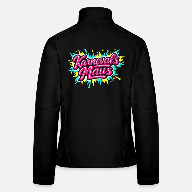 Carnival Mouse Funny Cute Party Gift Women's Softshell Jacket