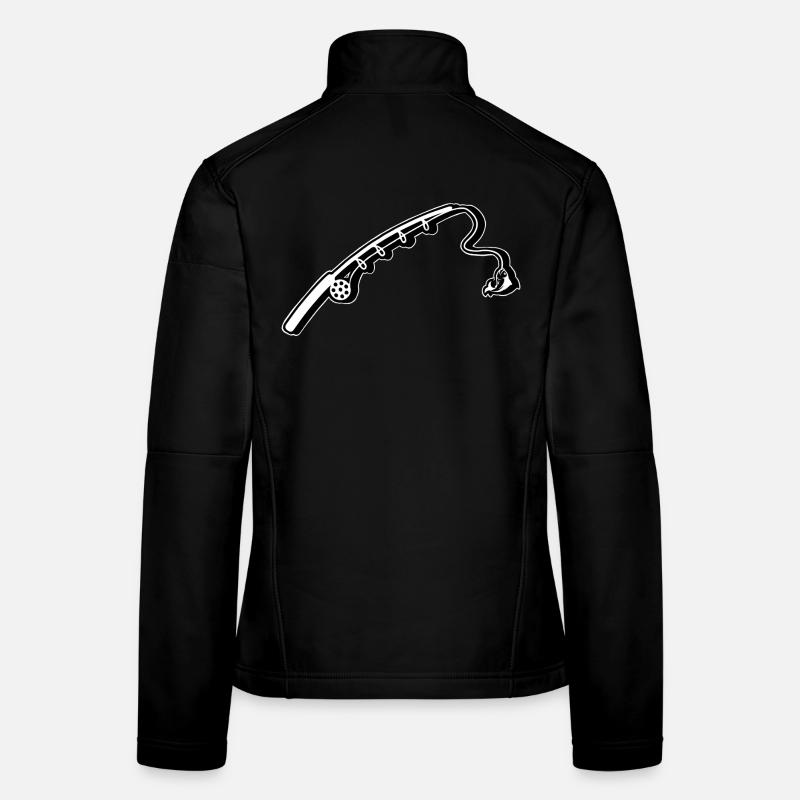 Angelrute Angeln Frauen Softshelljacke