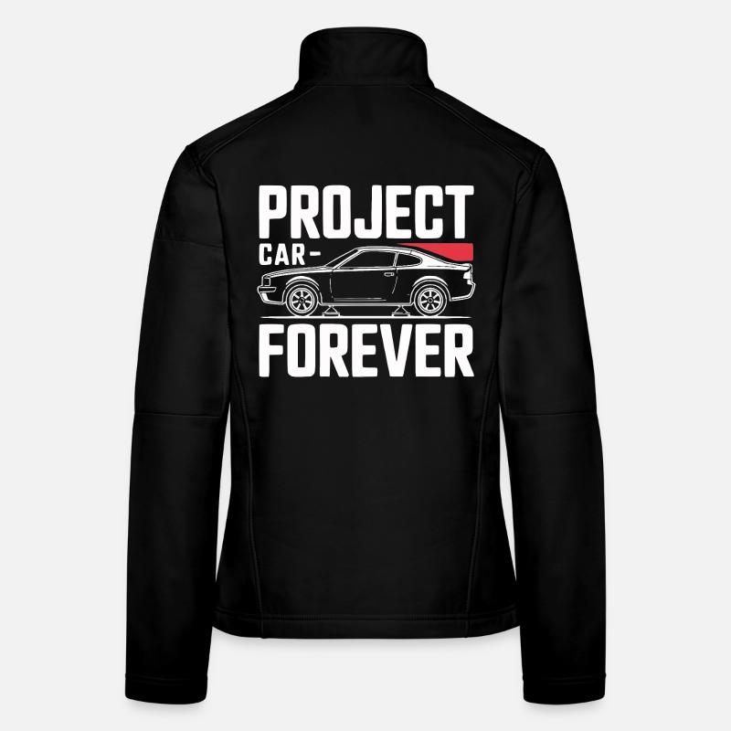 Project Car Forever Garage Design Frauen Softshelljacke