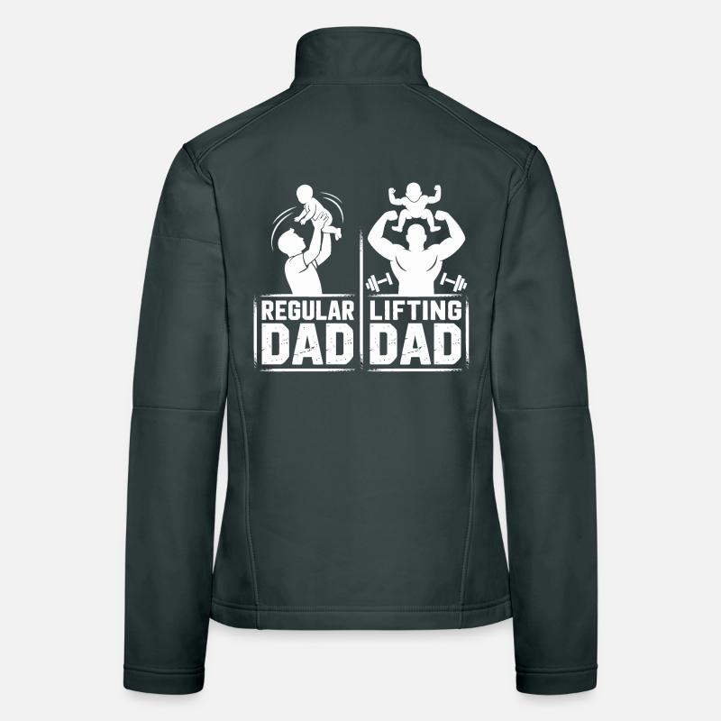 Dadkraft Double Image: Normal vs Kraftdad Women's Softshell Jacket