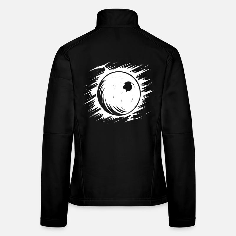 Bowling Ball Drawing Women's Softshell Jacket