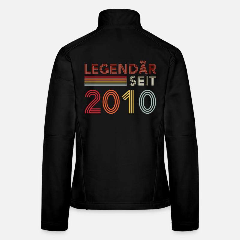 Legendary since 2010 man's birthday Women's Softshell Jacket