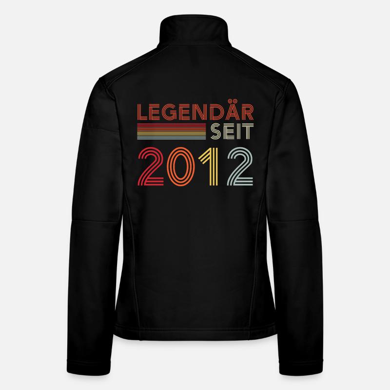 Legendary since 2012 man's birthday Women's Softshell Jacket