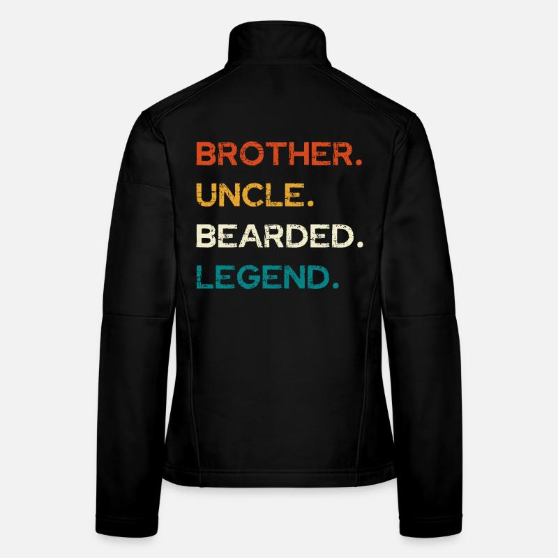 Bearded Legend: Bruder und Onkel Frauen Softshelljacke