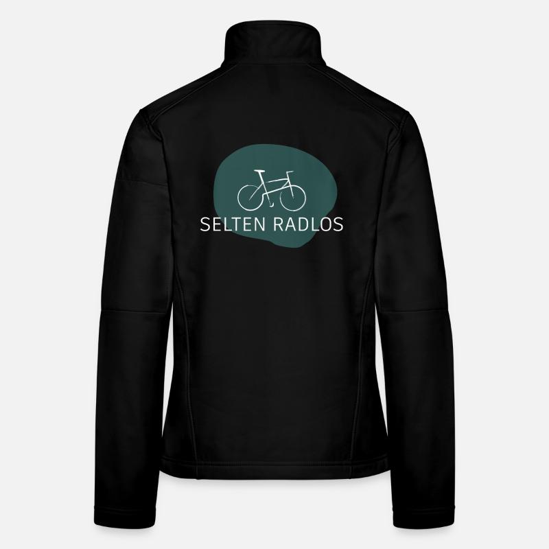 Rarely Wheelless – Pun Bicycle Saying Women's Softshell Jacket
