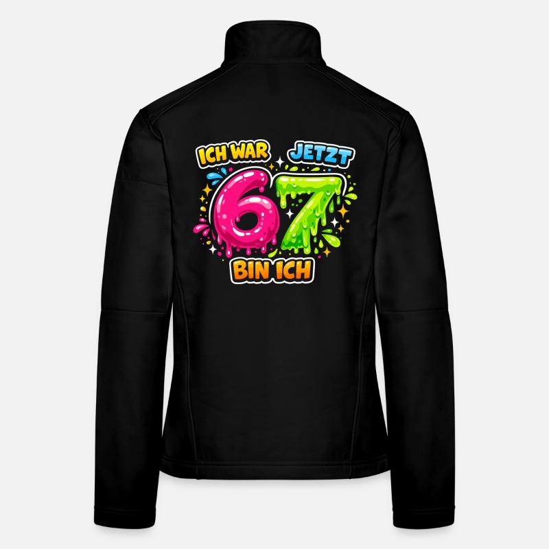 67 Six Meme Seven Génération Alpha Veste en tissu softshell Femme