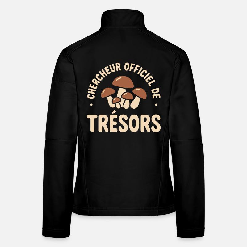 Official Treasure Seeker Humor Picking Women's Softshell Jacket