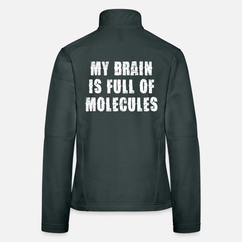 Brain full of molecules Women's Softshell Jacket