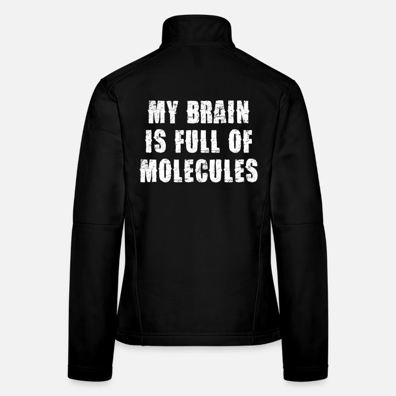 Brain full of molecules Women's Softshell Jacket
