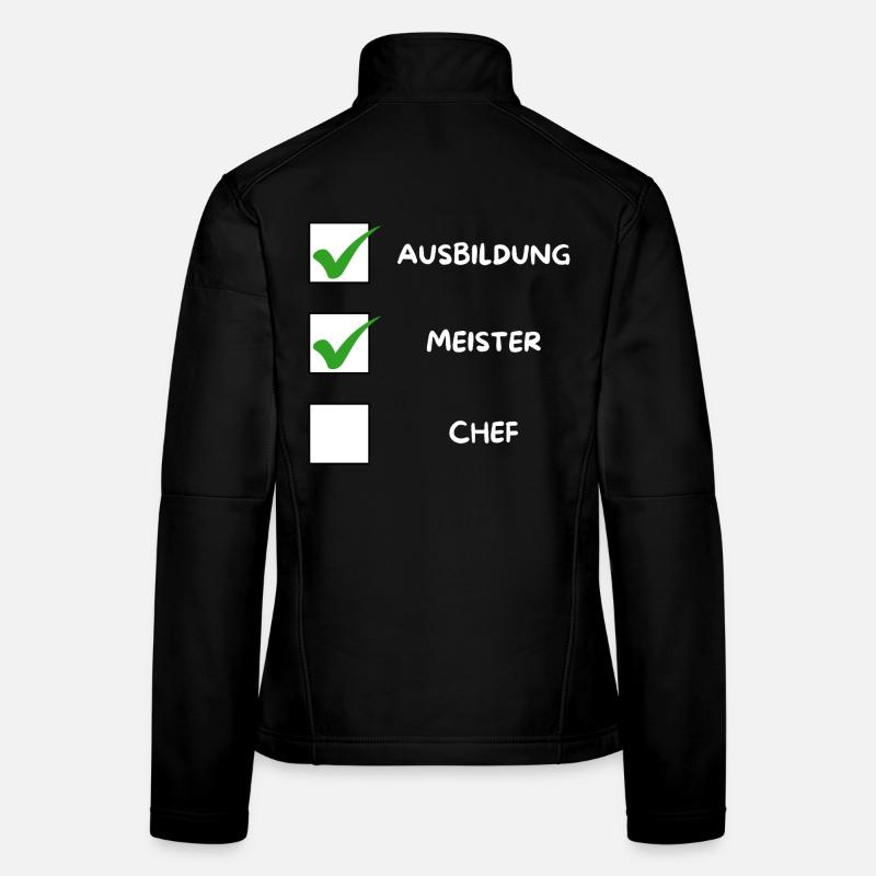 Meister Checkliste Frauen Softshelljacke