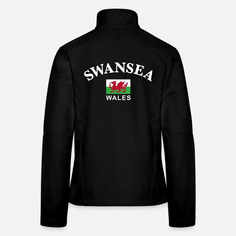 Swansea, Pays de Galles Veste en tissu softshell Femme