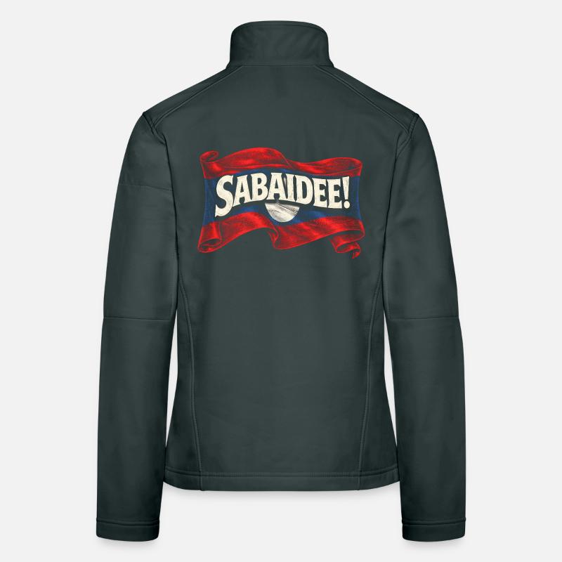 Laos Laotian Root Sabaidee! Women's Softshell Jacket