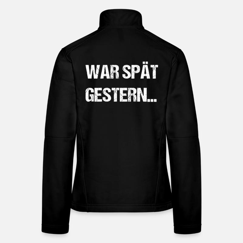 Dicton grincheux du matin Veste en tissu softshell Femme