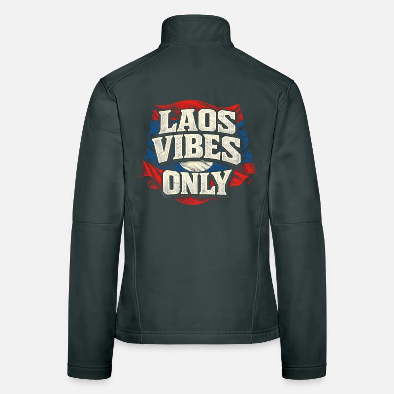 Laos Vibes Only Lao Root Women's Softshell Jacket