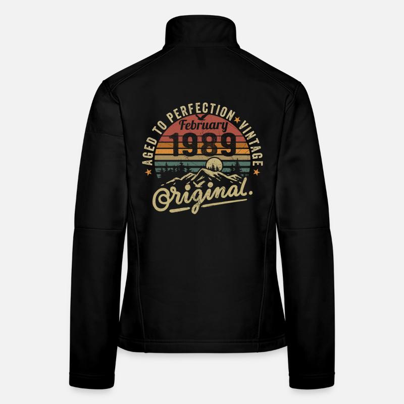 Février 1989 Veste en tissu softshell Femme