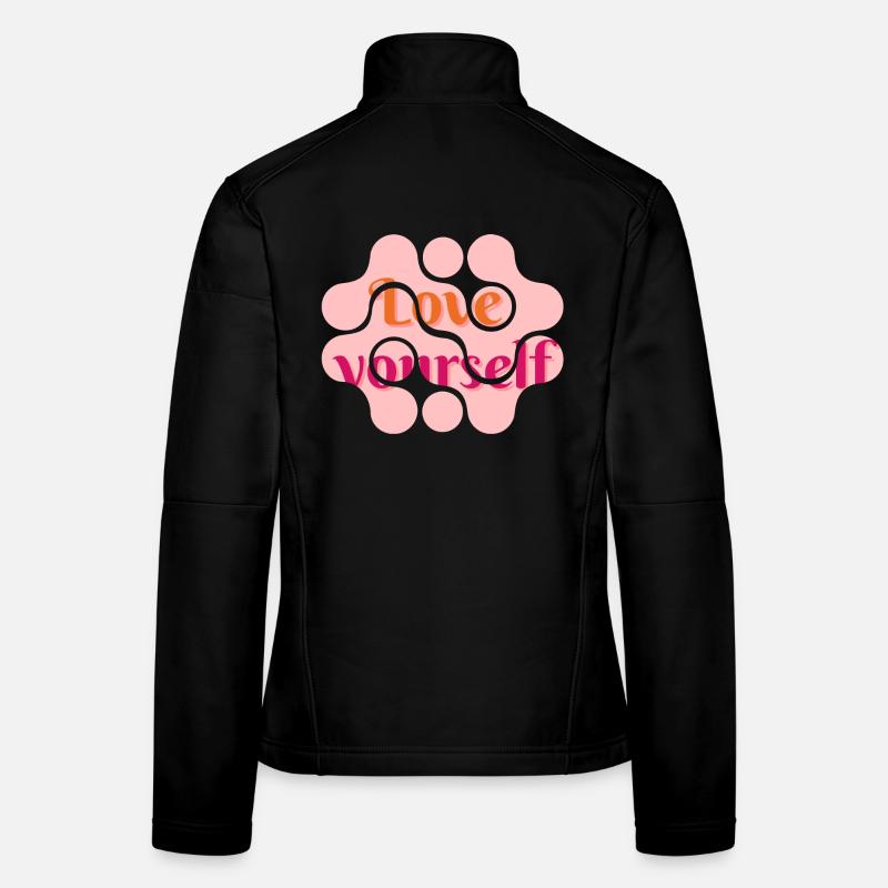 aime toi toi-même Veste en tissu softshell Femme