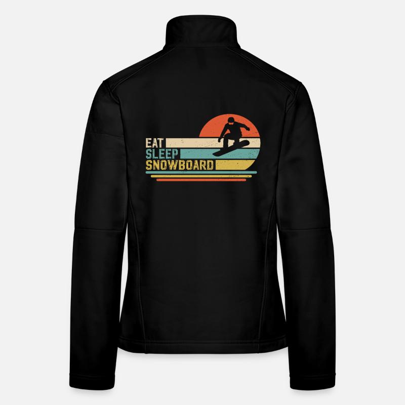 Snowboard Snowboarder Snowboarding Women's Softshell Jacket