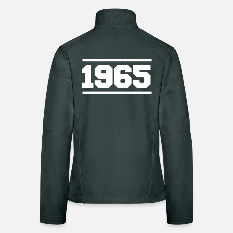 1965 Cadeau rétro 1965 Veste en tissu softshell Femme