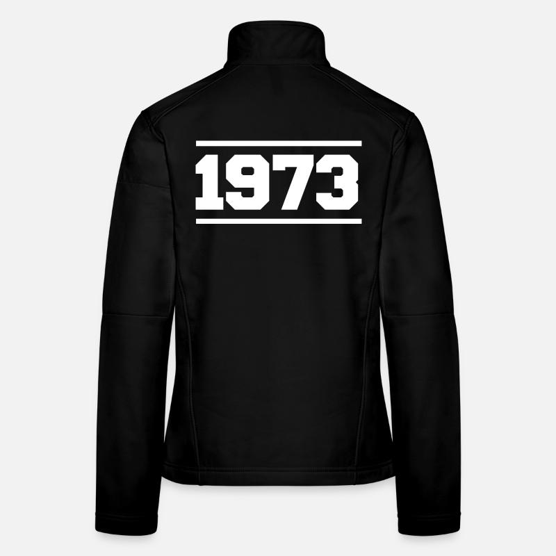 1973 Cadeau rétro 1973 Veste en tissu softshell Femme