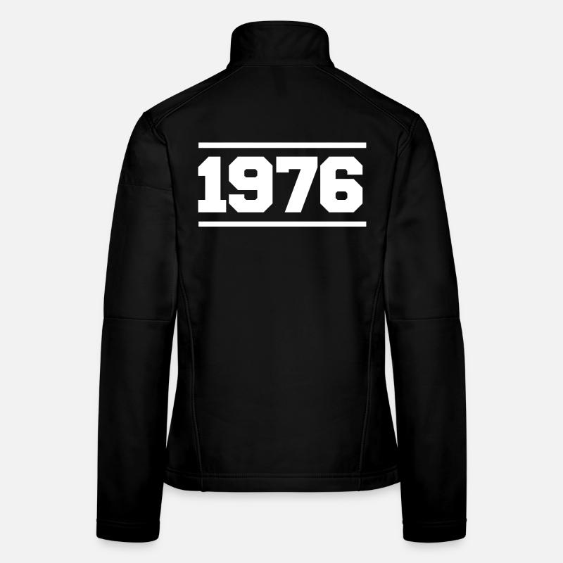 1976 Cadeau rétro 1976 original 1976 Veste en tissu softshell Femme