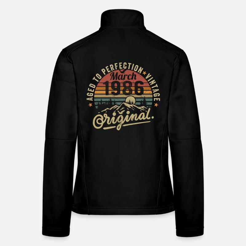 Mars 1986 Veste en tissu softshell Femme