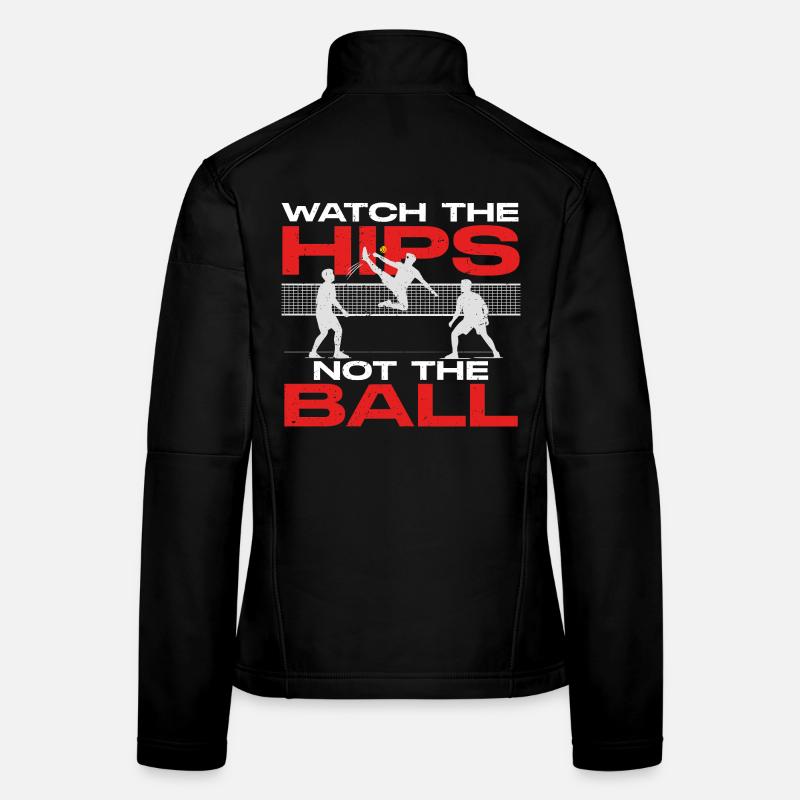 Sepak Takraw Regarde les hanches Veste en tissu softshell Femme