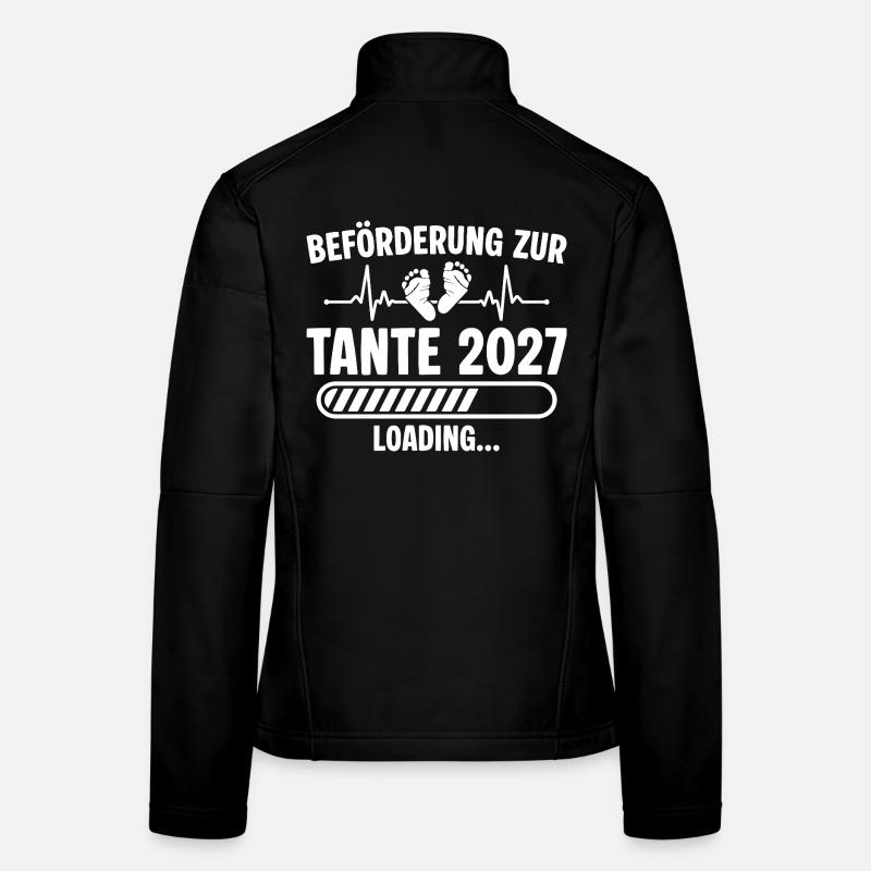 Schwangerschaft Ankündigen Werdende Tante 2027 Frauen Softshelljacke