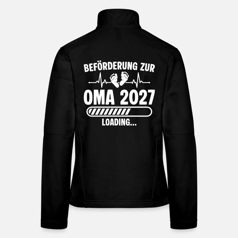 Schwangerschaft Ankündigen Werdende Oma 2027 Frauen Softshelljacke