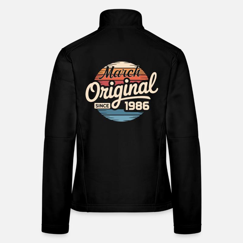 Légendaire depuis mars 1986 Veste en tissu softshell Femme