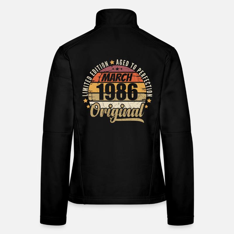 40. 40th Anniversary Limited Edition March 1986 Women's Softshell Jacket