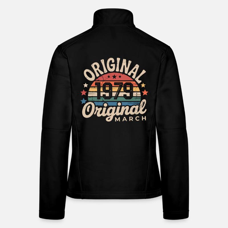 Birthday March 1979 Limited Edition Retro March Women's Softshell Jacket