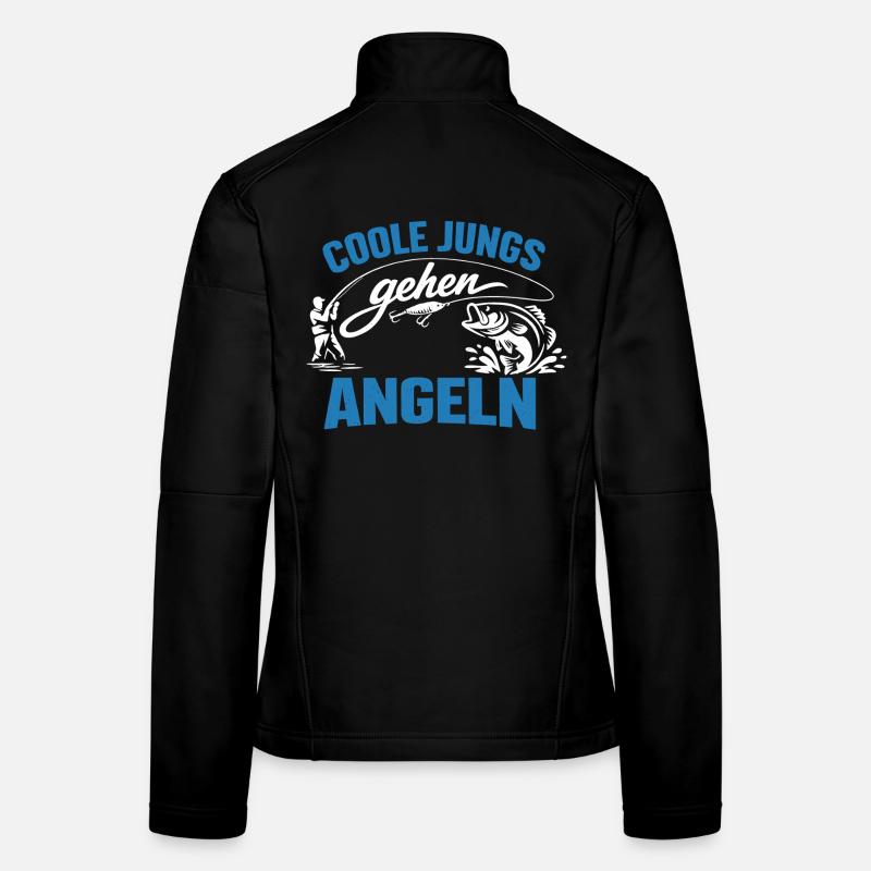 angeln coole jungs geschenk männer Frauen Softshelljacke
