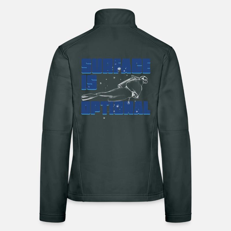Divers Scuba Diving Diving Women's Softshell Jacket
