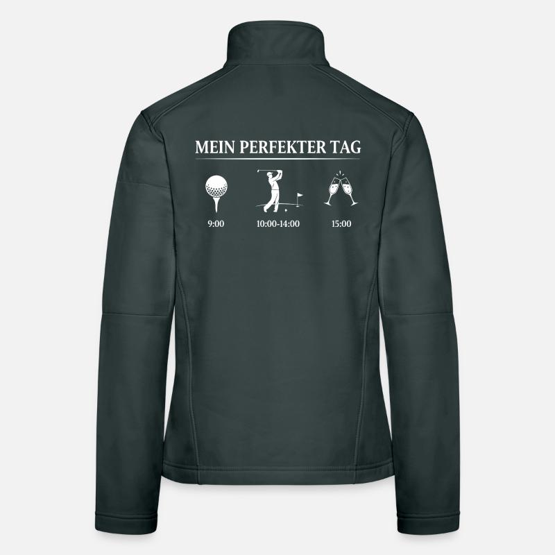 Perfekter Golftag Frauen Softshelljacke